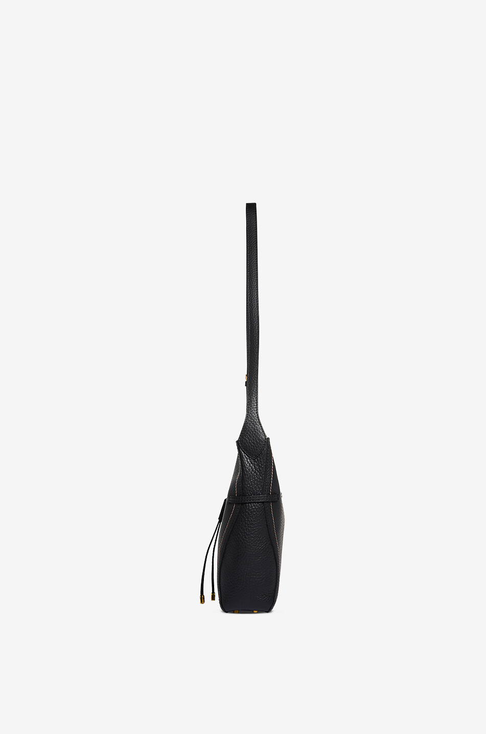 GIANNI CHIARINI Rechteckige Umhängetasche aus genarbtem Leder Sienna Damen SCHWARZ 4