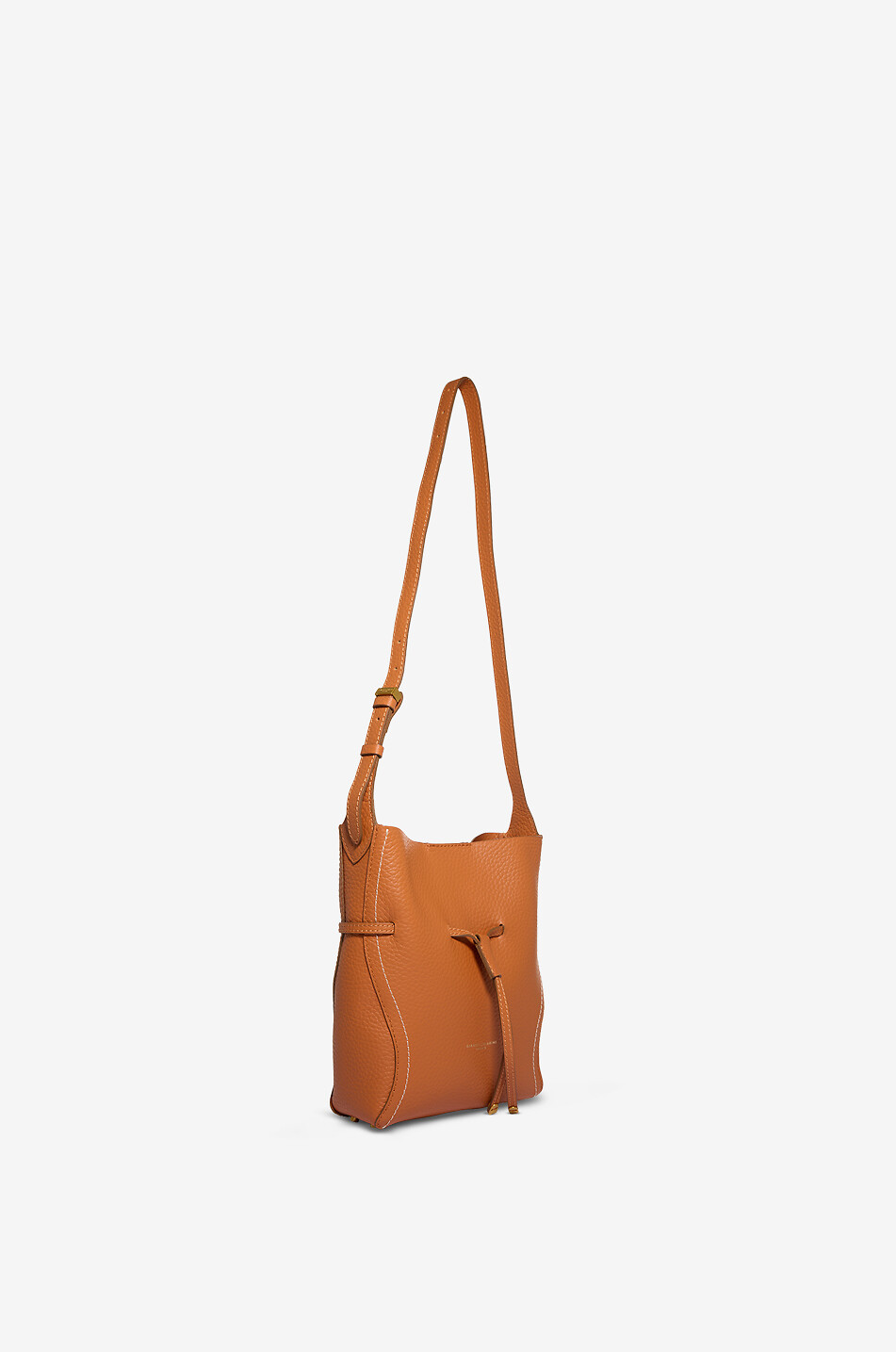 GIANNI CHIARINI Sac porté épaule rectangulaire en cuir grainé Sienna Femme ORANGE 2