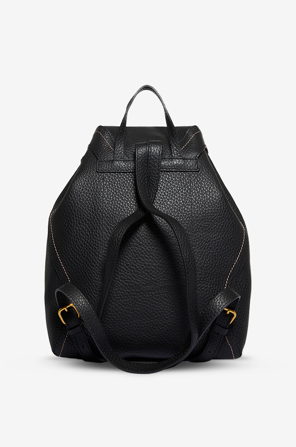 GIANNI CHIARINI Sac à dos en cuir grainé Violette Femme NOIR 3