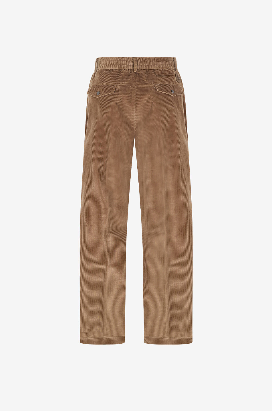 Corduroy cargo trousers - MONCLER - BROWN - Bongénie