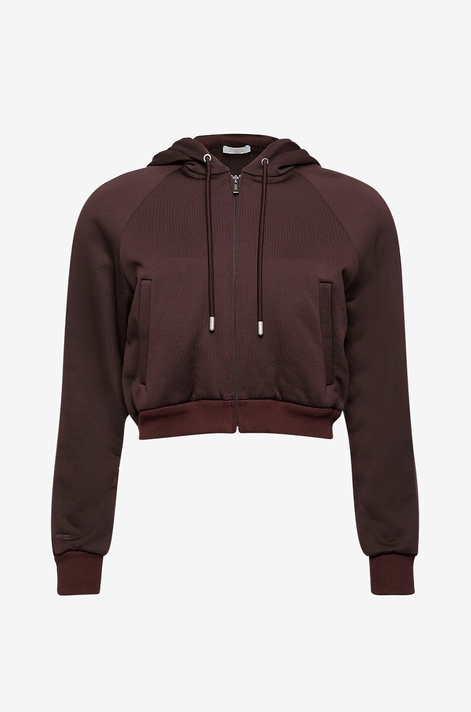 ERES Sweat-shirt à capuche raccourci Ese Femme ROUGE FONCÉ 1