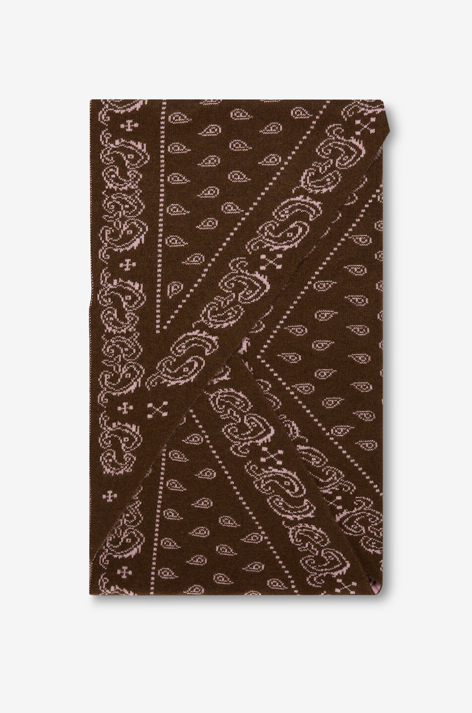 GUEST IN RESIDENCE The Wild Rag bandana pattern knit triangle cashmere scarf Women MULTI COLOURED 3