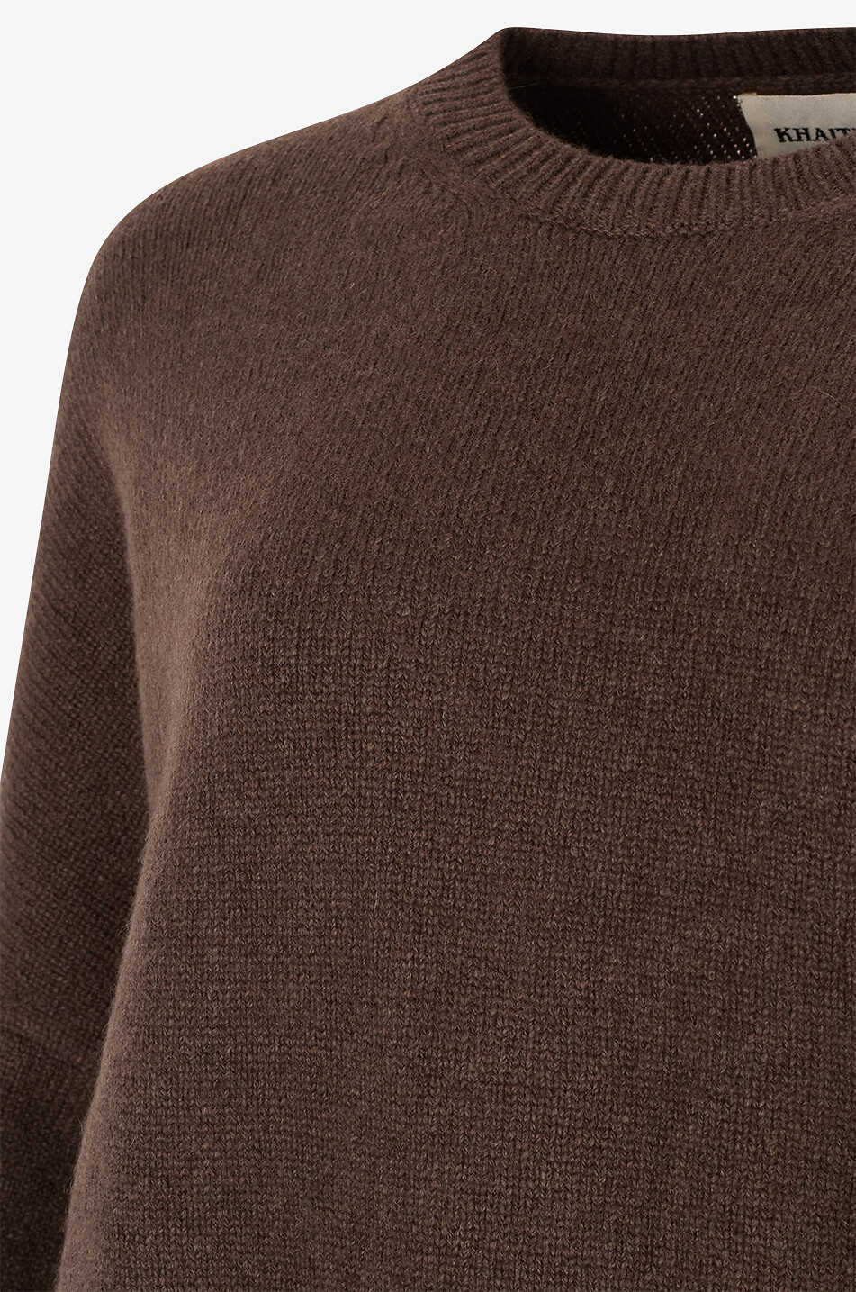 KHAITE Pullover mit Rundhalsausschnitt aus Kaschmir Margaux Damen BRAUN 3