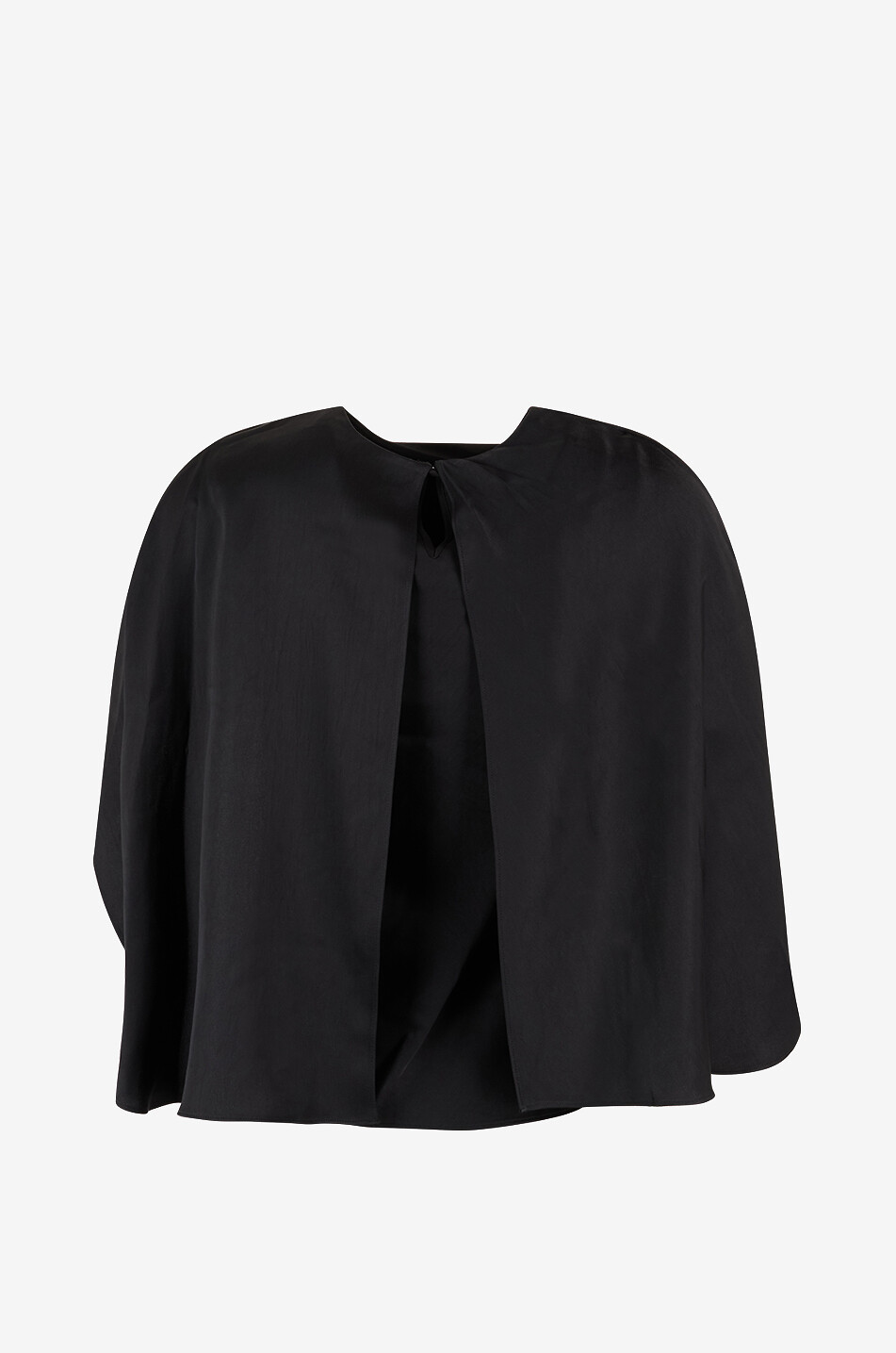 SIMKHAI Top drapé asymétrique en satin Eliora Femme NOIR 2