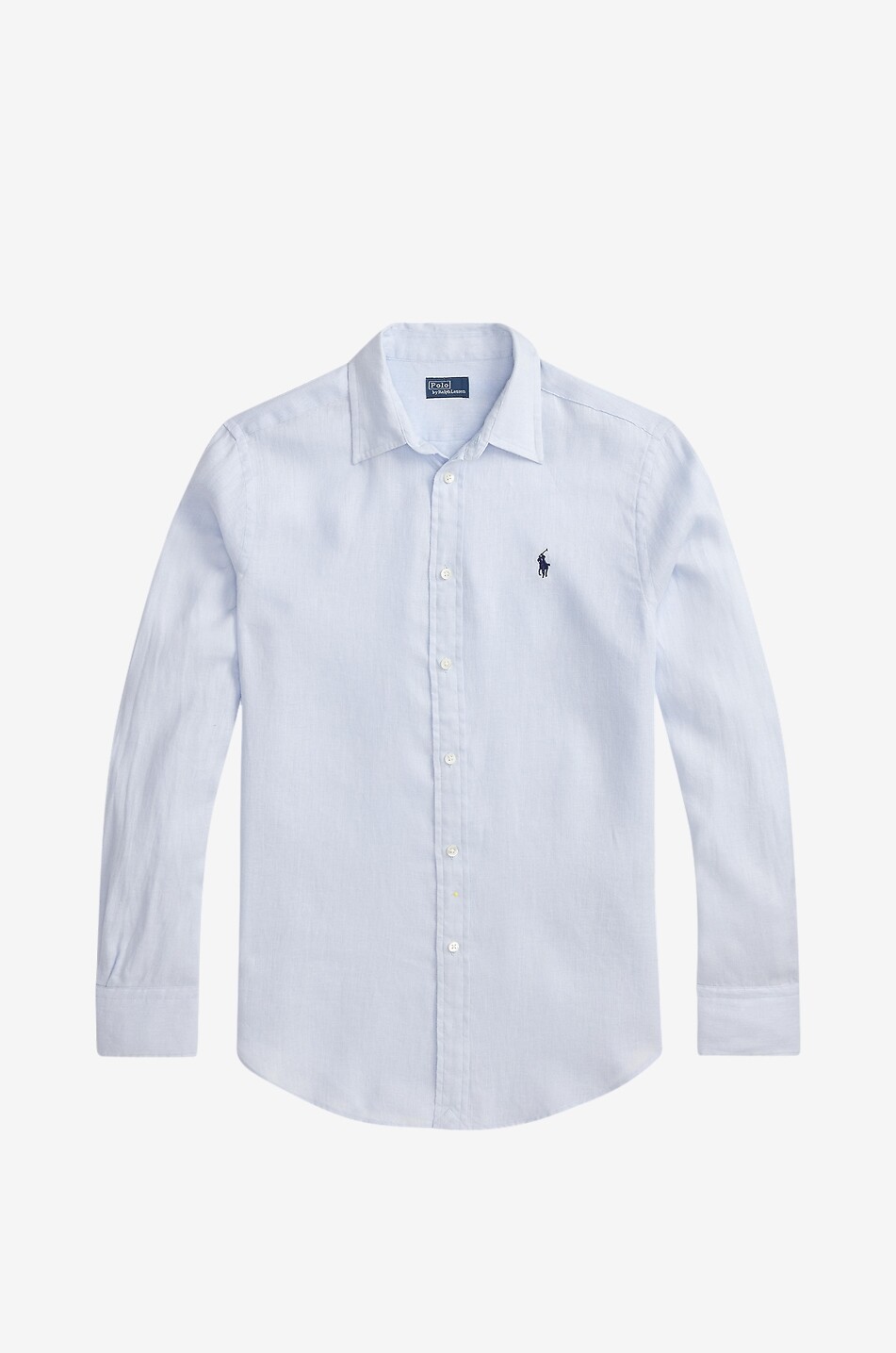 Classic Fit linen long-sleeved shirt