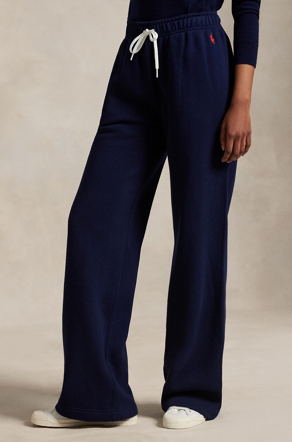 POLO RALPH LAUREN Pantalon de jogging large en molleton Pony Femme BLEU FONCE 5