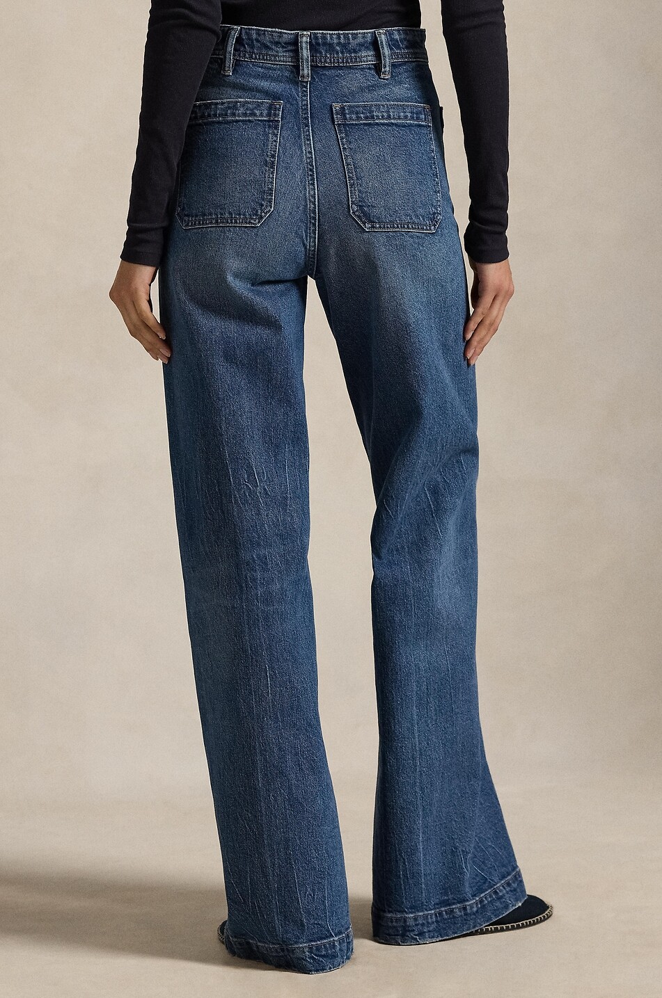 POLO RALPH LAUREN Bootcut high-rise flared jeans Women BLUE 3