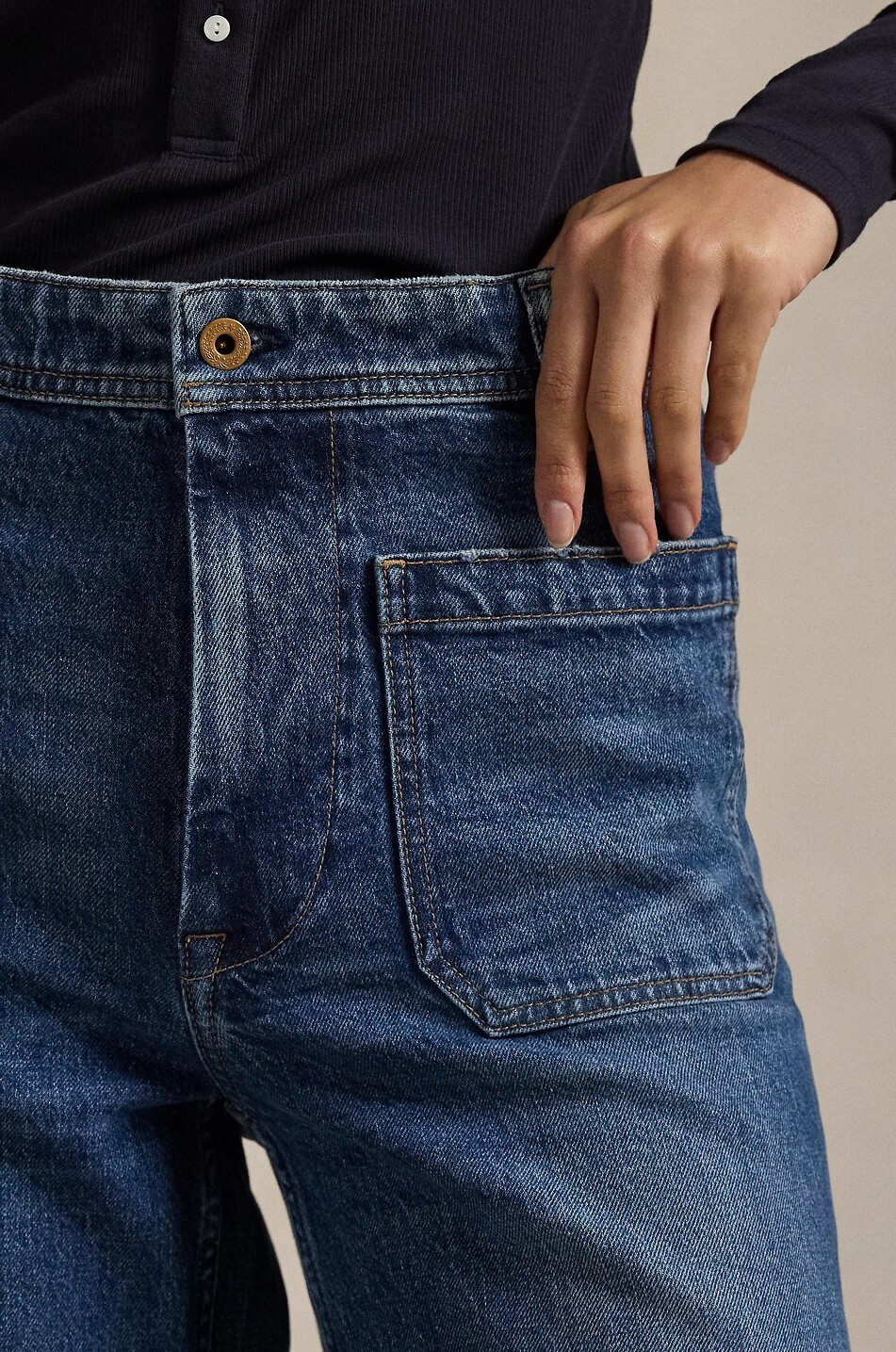 POLO RALPH LAUREN Bootcut high-rise flared jeans Women BLUE 4