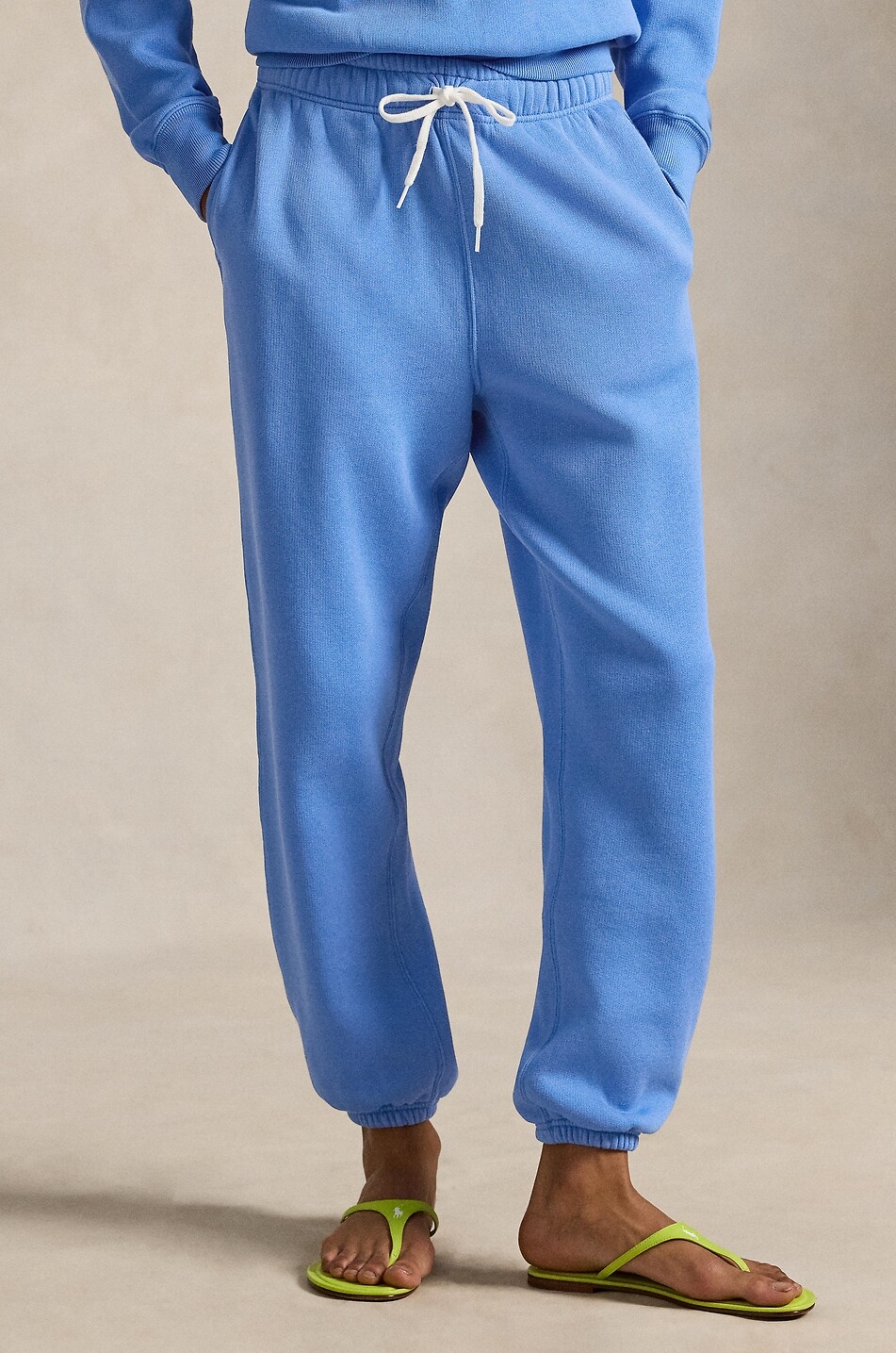 POLO RALPH LAUREN Pantalon de jogging en molleton de coton Pony Femme BLEU 4