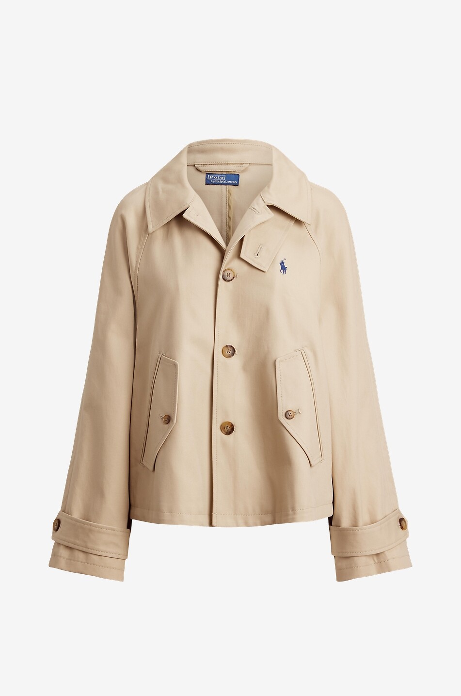 POLO RALPH LAUREN Leichte Jacke aus Baumwolltwill Pony Damen BEIGE 1