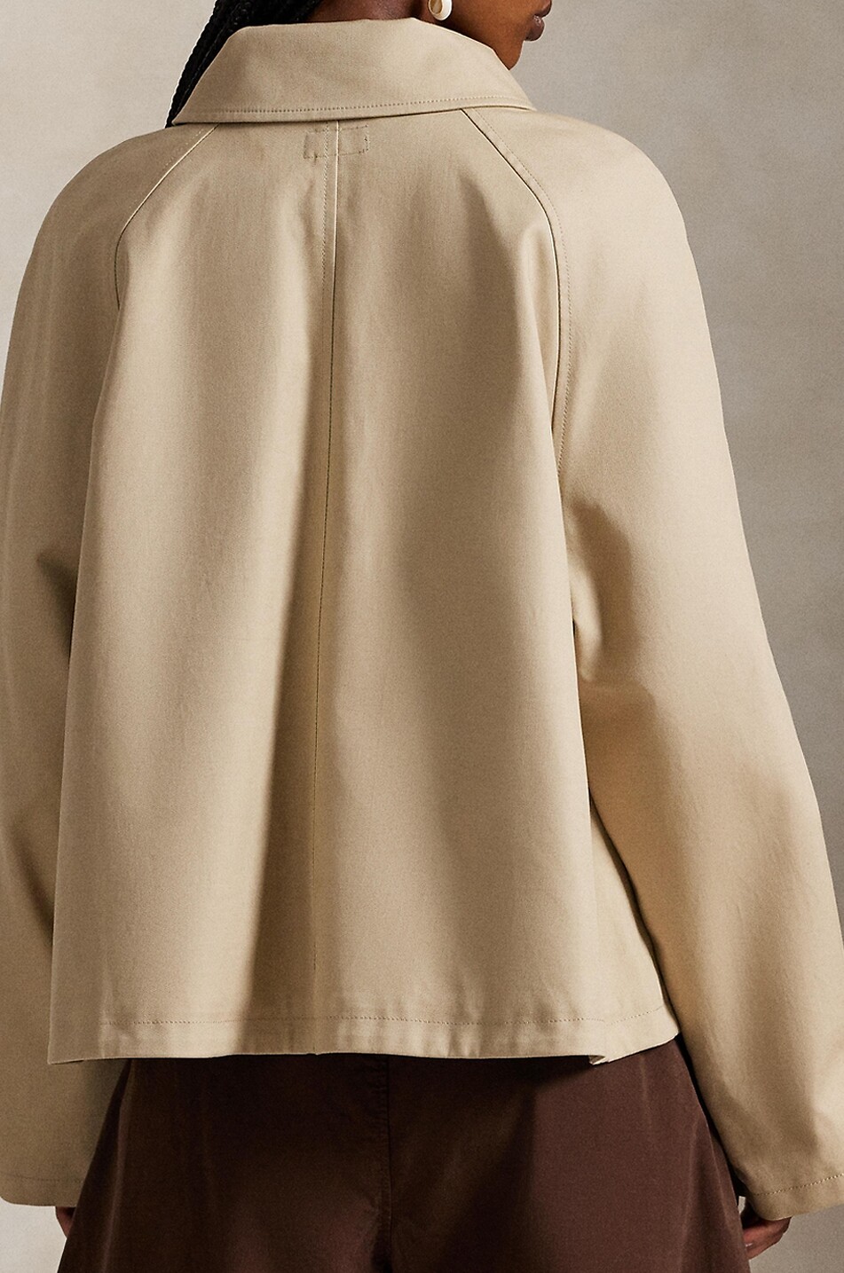 POLO RALPH LAUREN Leichte Jacke aus Baumwolltwill Pony Damen BEIGE 3