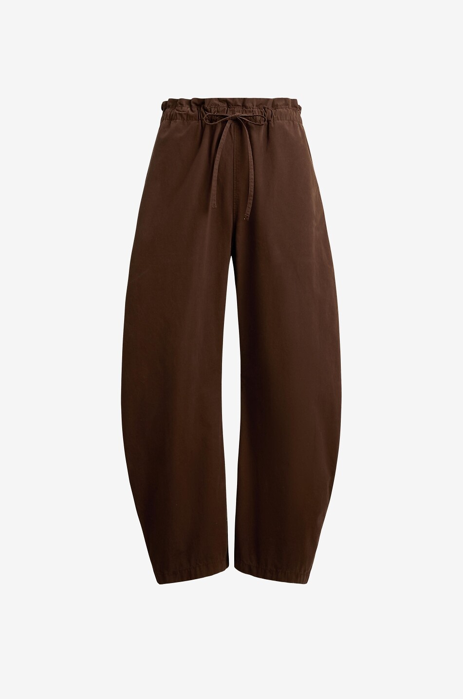 POLO RALPH LAUREN Pantalon incurvé en toile à cordon de serrage Femme MARRON 1