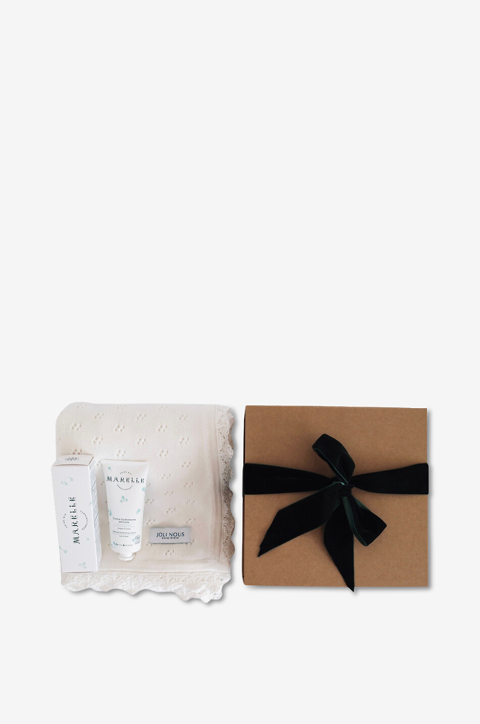 MARELLE Coffret soin et couverture bébé La Box Cadeau Bébé Incolore 1