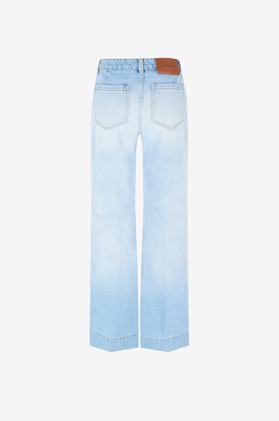 VICTORIA BECKHAM Ausgewaschene ausgestellte Jeans mit hoher Taille Alina Damen BLAU 2