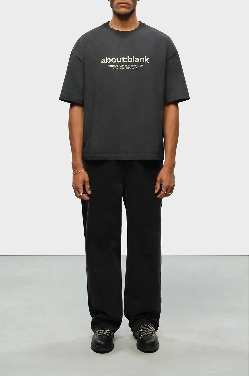 ABOUT:BLANK Gerade Jeans Relaxed Straight Herren SCHWARZ 3