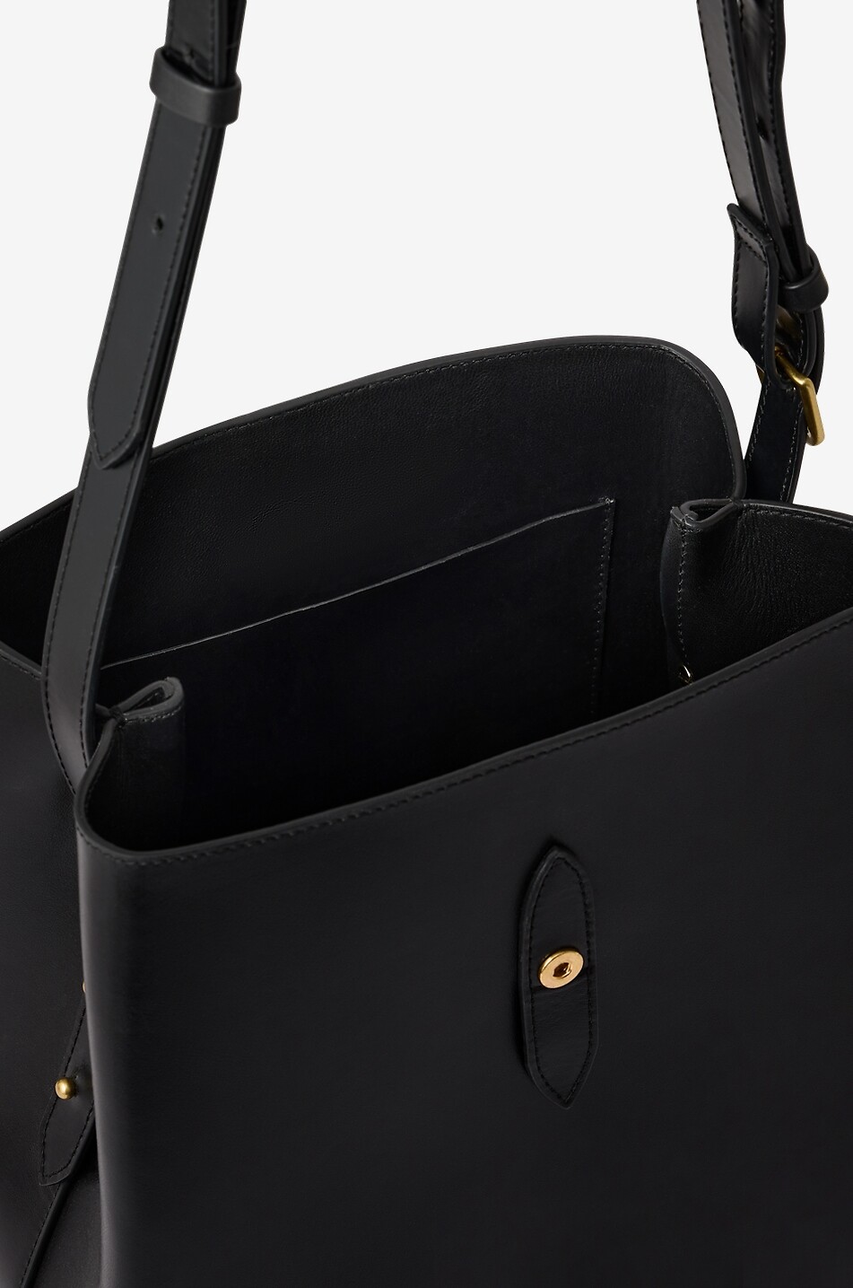SOEUR Bucket-Tasche aus Glattleder Bello Damen SCHWARZ 4