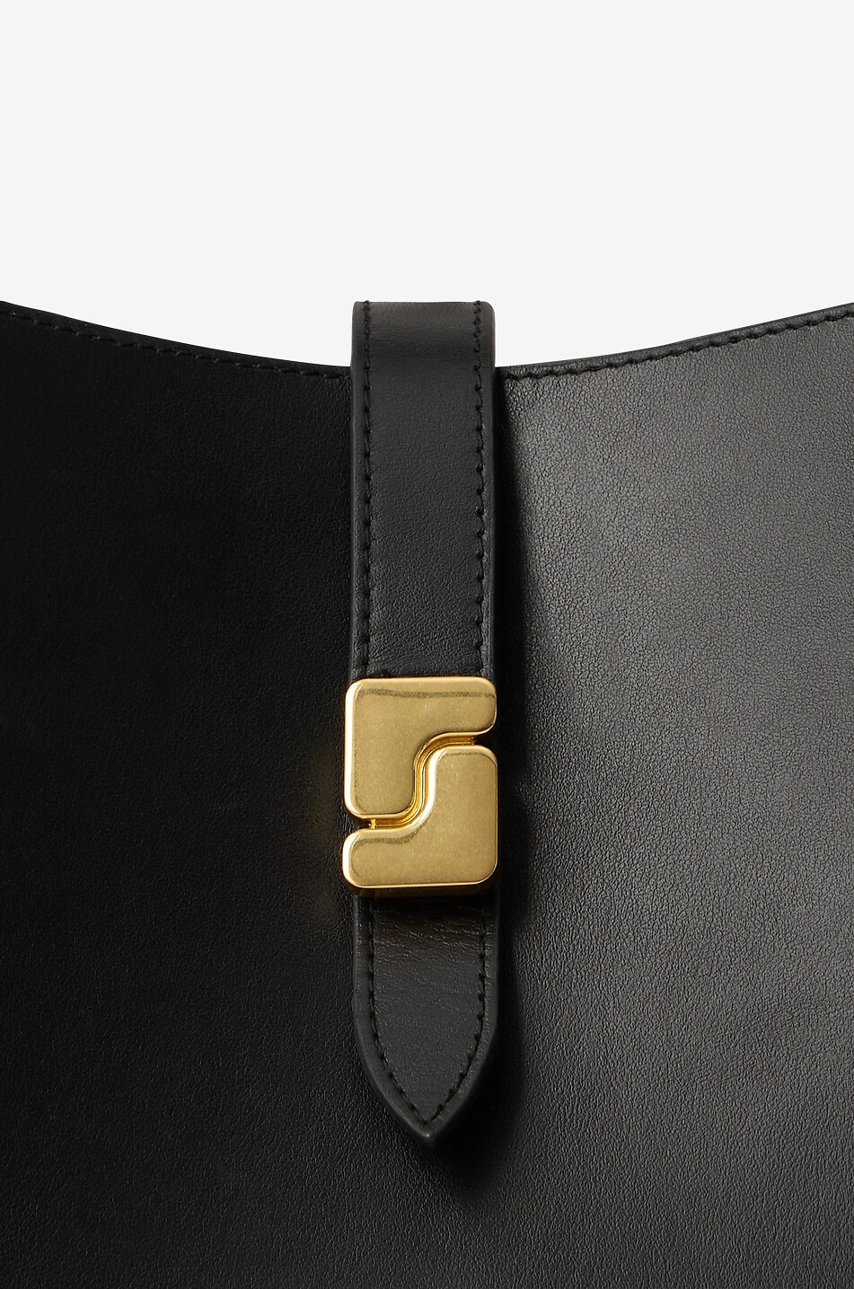 SOEUR Bucket-Tasche aus Glattleder Bello Damen SCHWARZ 3