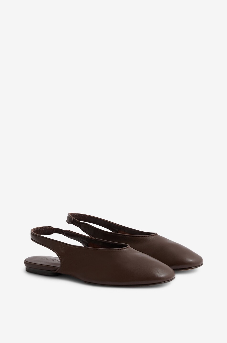 SOEUR Slingback-Ballerinas aus Glattleder Emmett Damen BRAUN 1