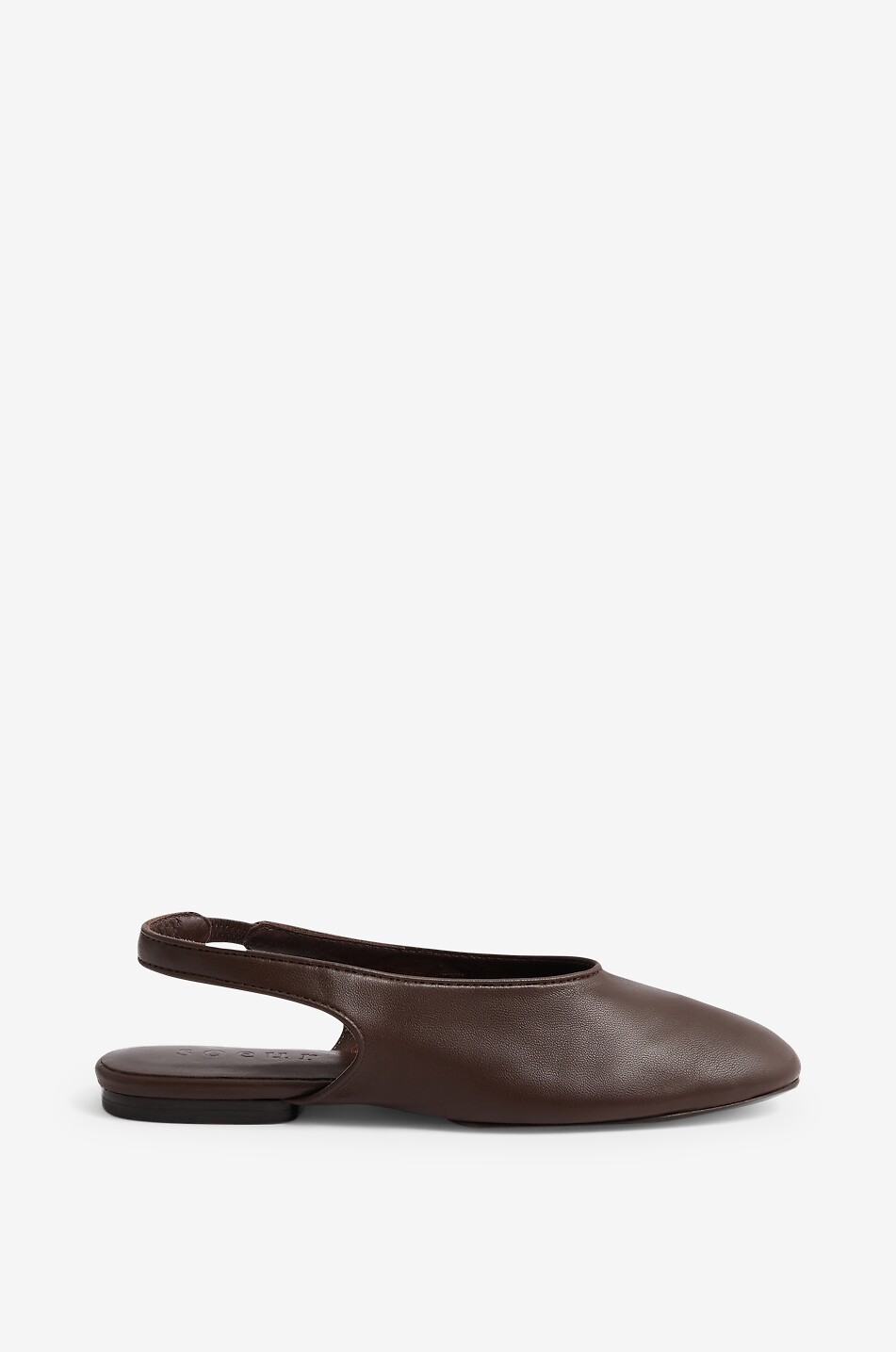 SOEUR Slingback-Ballerinas aus Glattleder Emmett Damen BRAUN 2