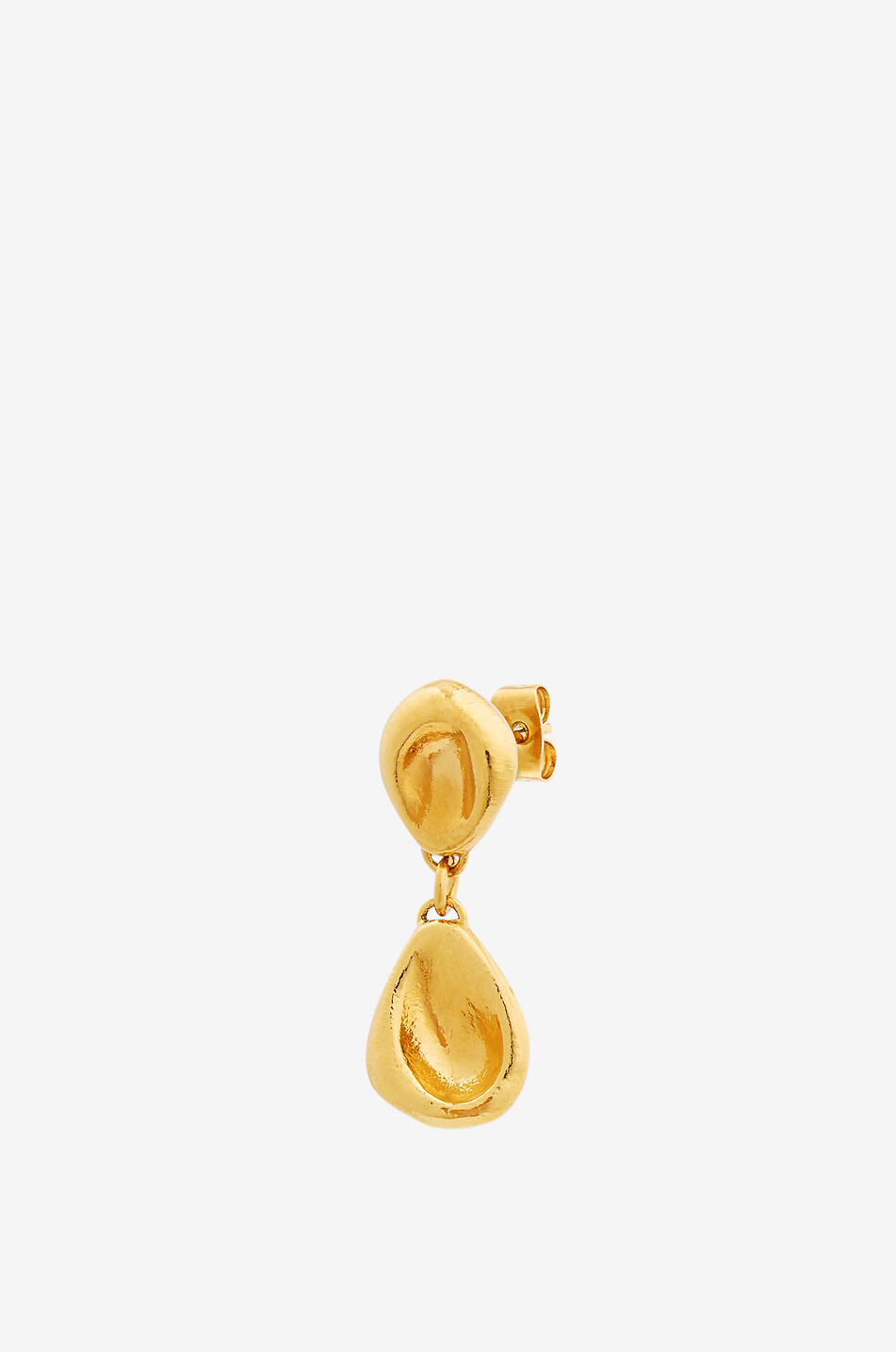 SOEUR Intemporelle gold-plated single drop earrings Women GOLDEN 2