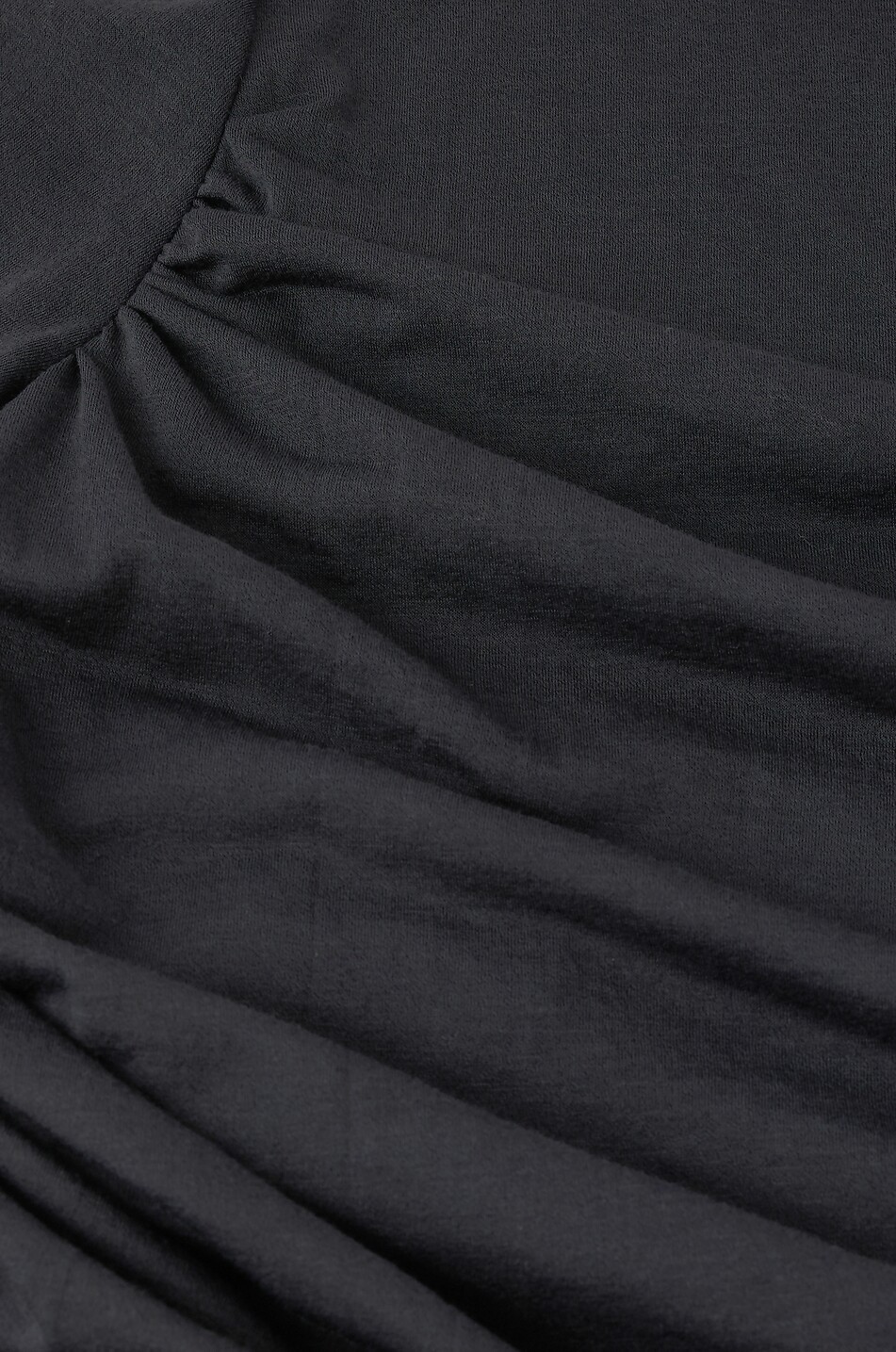 SOEUR T-shirt drapé en crêpe à manches longues Gaia Femme BLEU FONCE 2