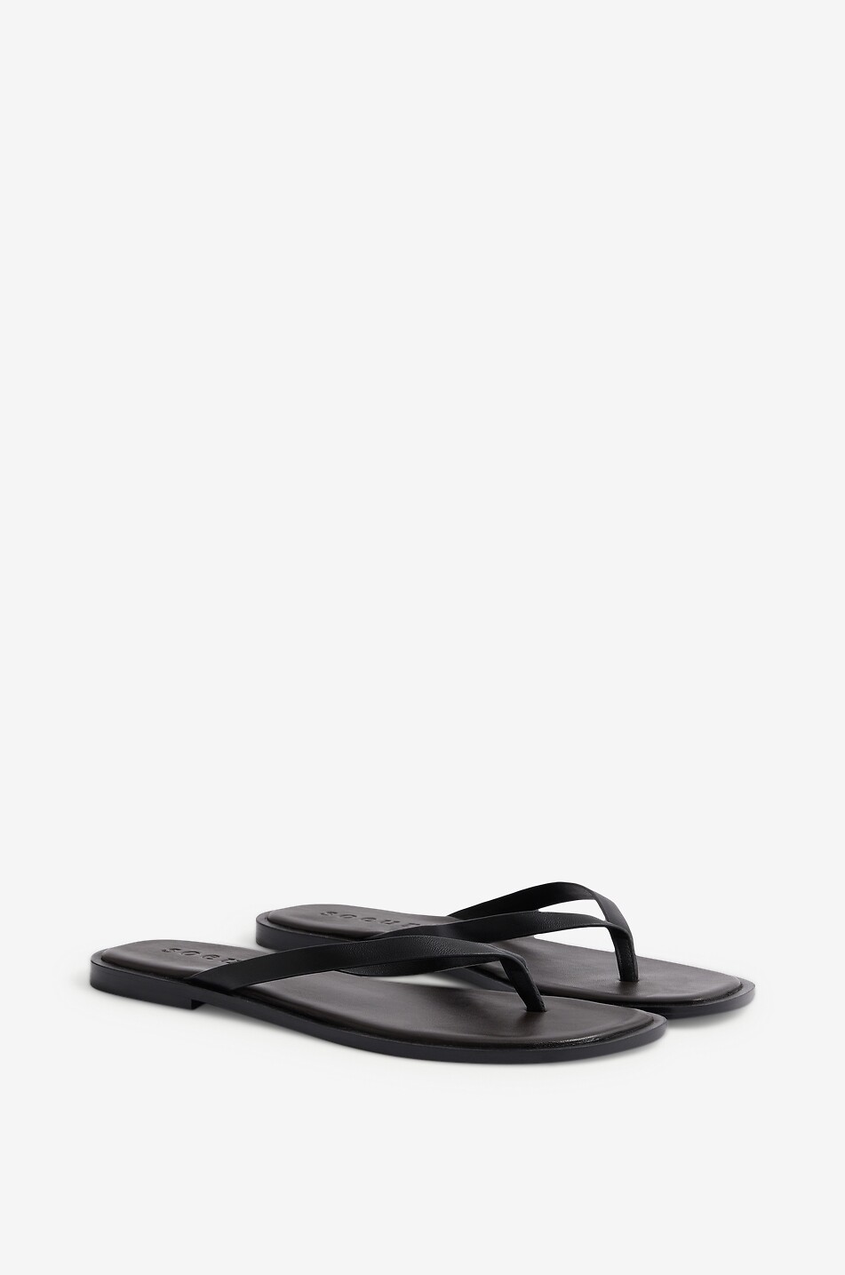 SOEUR Flip-Flops aus Glattleder Haiku Damen SCHWARZ 1