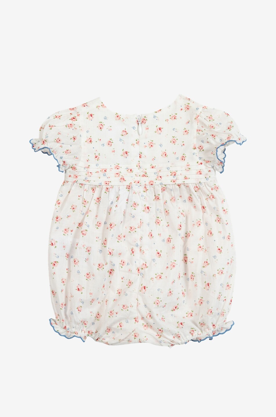 TARTINE ET CHOCOLAT Barboteuse bébé en voile de coton imprimé floral Bébé BLANC CASSE 2