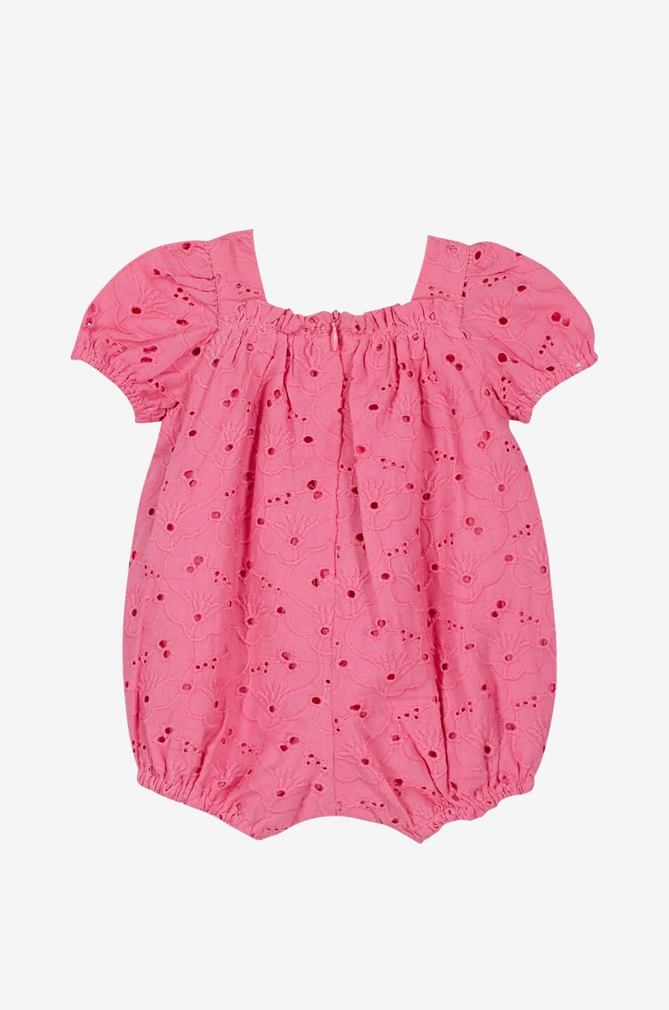 TARTINE ET CHOCOLAT Baby cotton playsuit with broderie anglaise Baby PINK 2