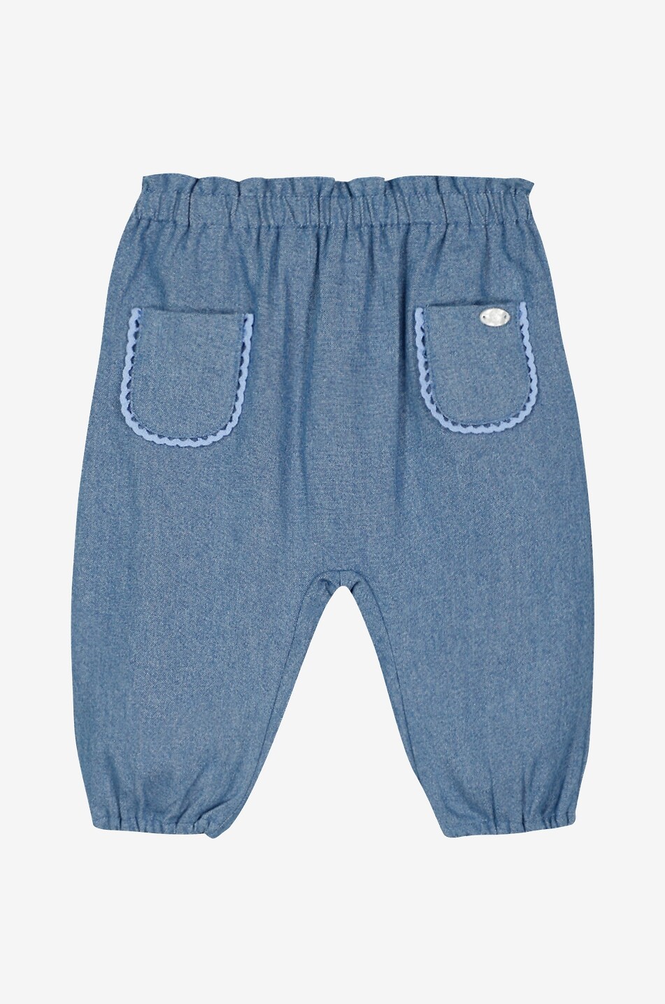 TARTINE ET CHOCOLAT Baby denim Capri trousers Baby BLUE 2