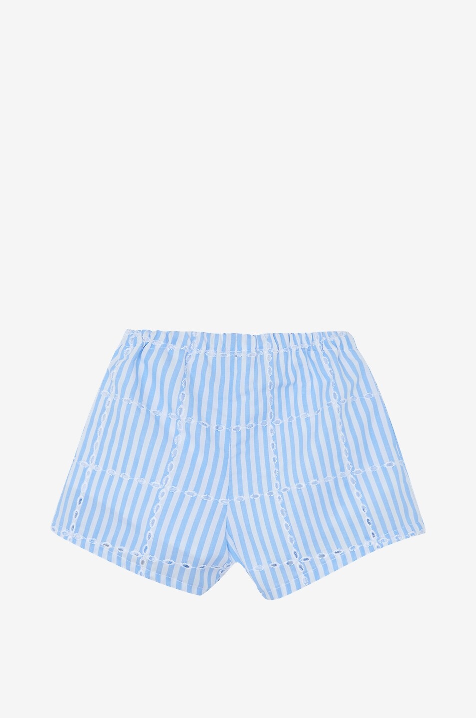 TARTINE ET CHOCOLAT Ensemble bébé en coton rayé short et top à bretelles Bébé BLEU 9