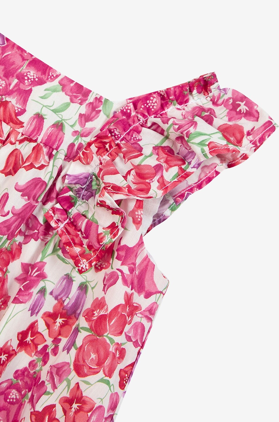 TARTINE ET CHOCOLAT Barboteuse bébé en coton imprimée campanules Bébé ROSE 3