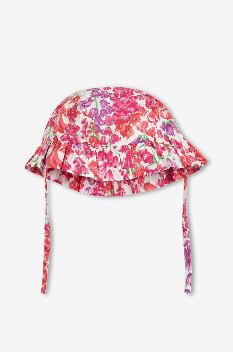 Baby-Anglerhut aus Baumwolle mit Glockenblumen-Print