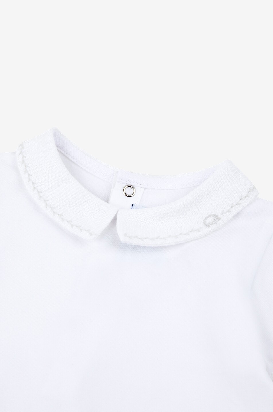 TARTINE ET CHOCOLAT Baby-Kurzarm-Body aus Jersey mit Igel-besticktem Kragen Baby WEISS 3