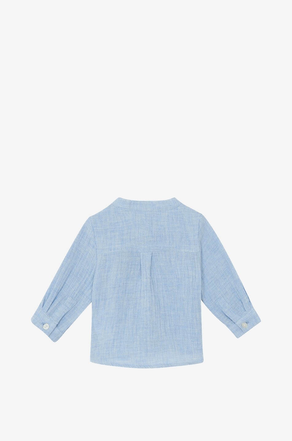 TARTINE ET CHOCOLAT Baby cotton long-sleeve shirt Baby LIGHT BLUE 2