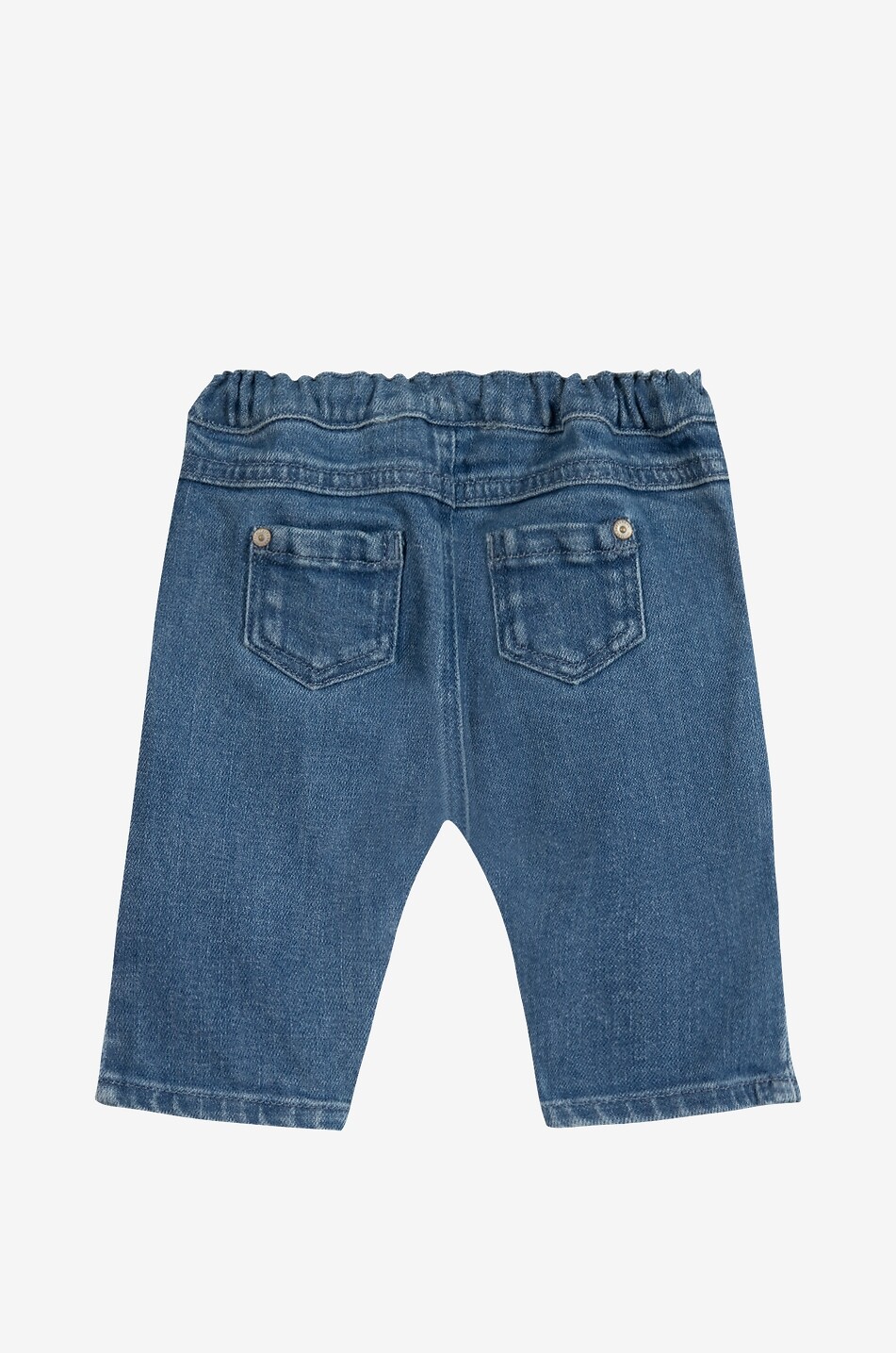 TARTINE ET CHOCOLAT Straight-leg baby jeans with elasticated waist Baby BLUE 2