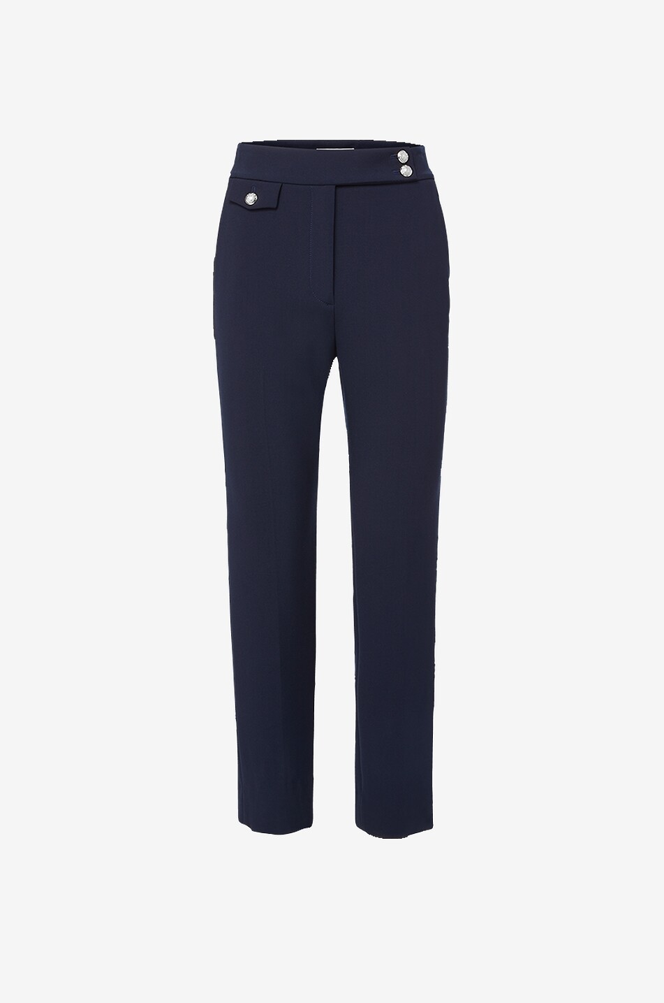VERONICA BEARD Pantalon slim en jersey piqué Renzo Femme BLEU FONCE 1