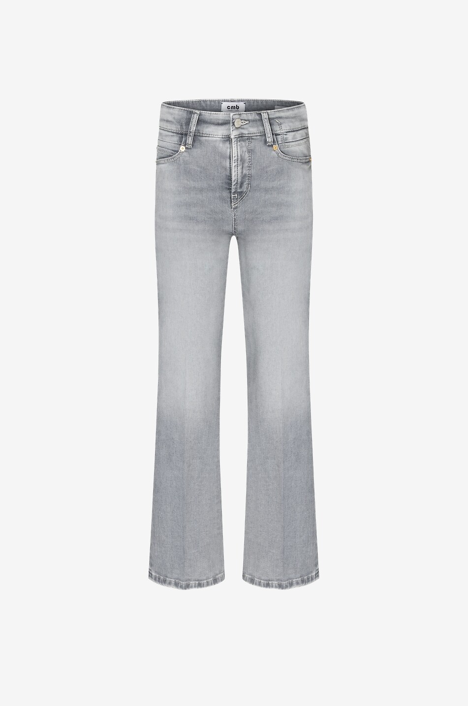 CAMBIO Paris Flared faded denim flared jeans Women GREY 1