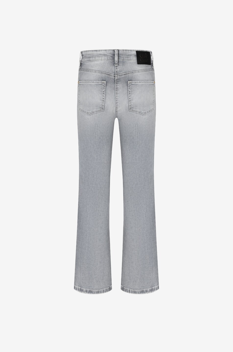 CAMBIO Paris Flared faded denim flared jeans Women GREY 2