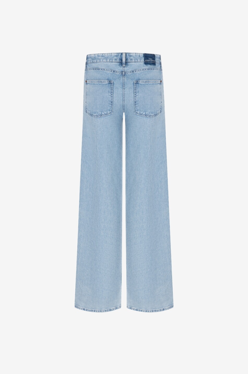 CAMBIO Baggy faded drawstring jeans Women LIGHT BLUE 3