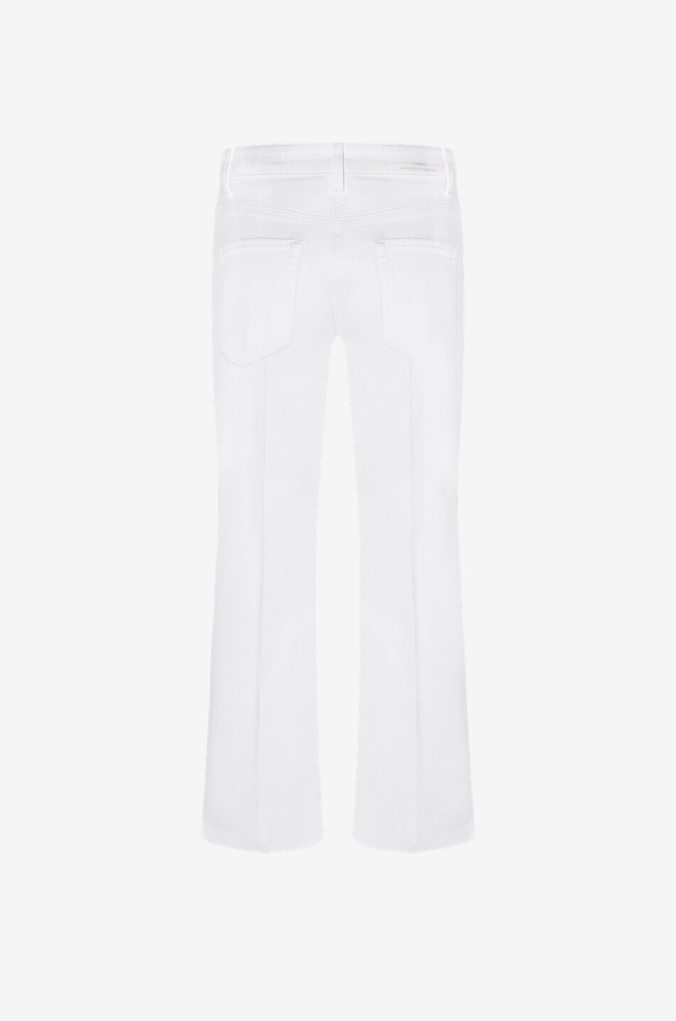 CAMBIO Felina Cropped straight-cut cropped jeans with topstitched creases Women WHITE 2