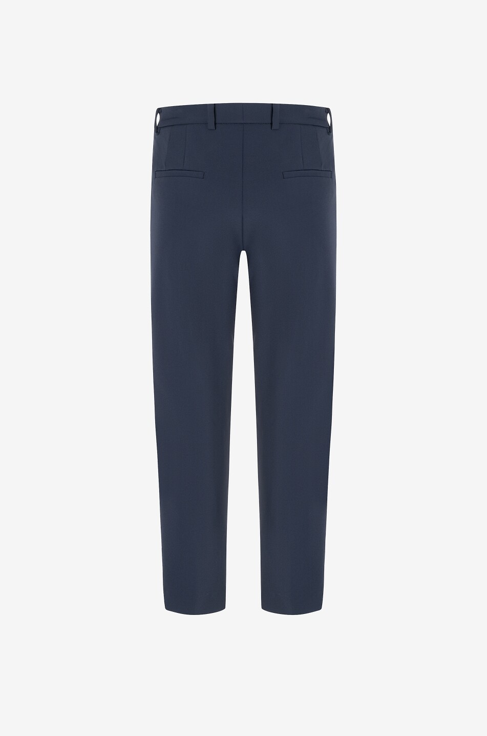 CAMBIO Krystal cropped carrot cotton-feel trousers Women DARK BLUE 2