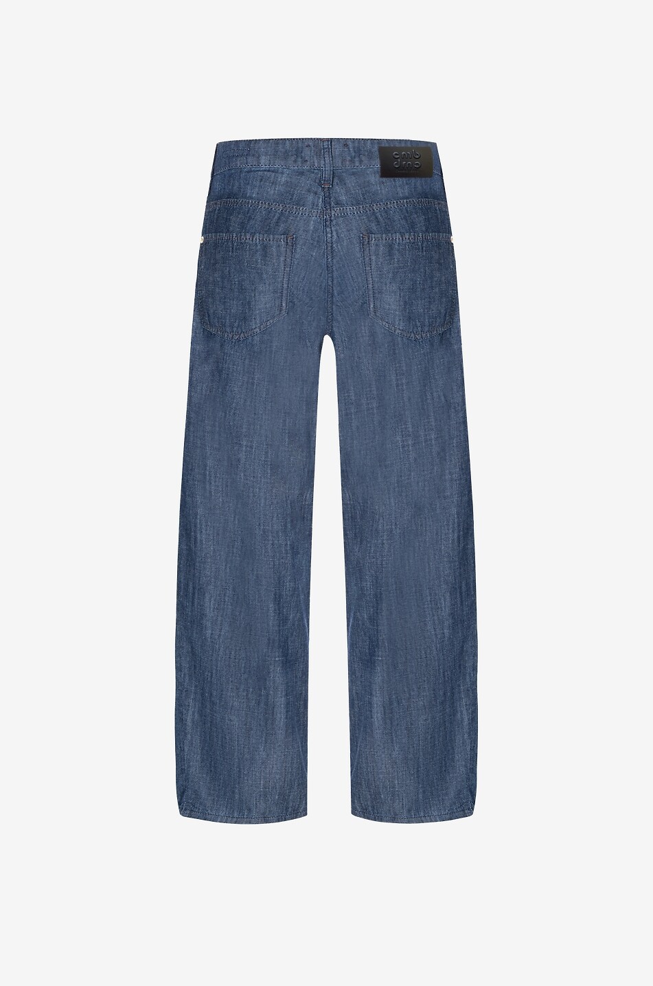 CAMBIO Oria wide-leg linen effect denim jeans Women BLUE 2
