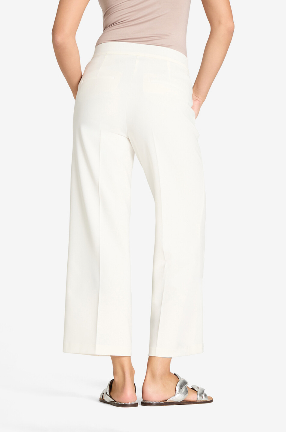 CAMBIO Cameron straight-leg trousers Women EGGSHELL 4
