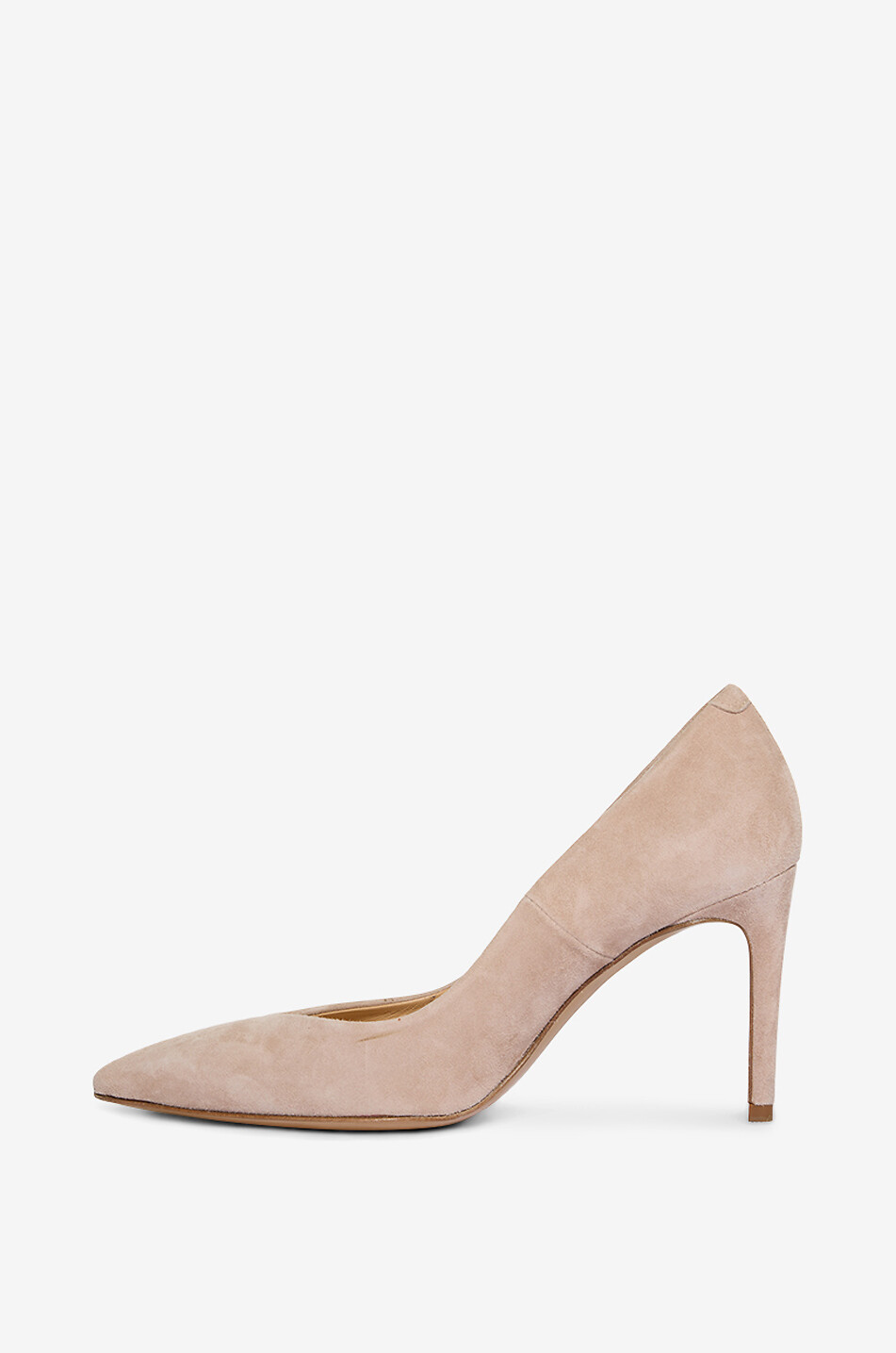 BONGÉNIE Escarpins à talon aiguille en daim Ariel 80 Femme BEIGE 3