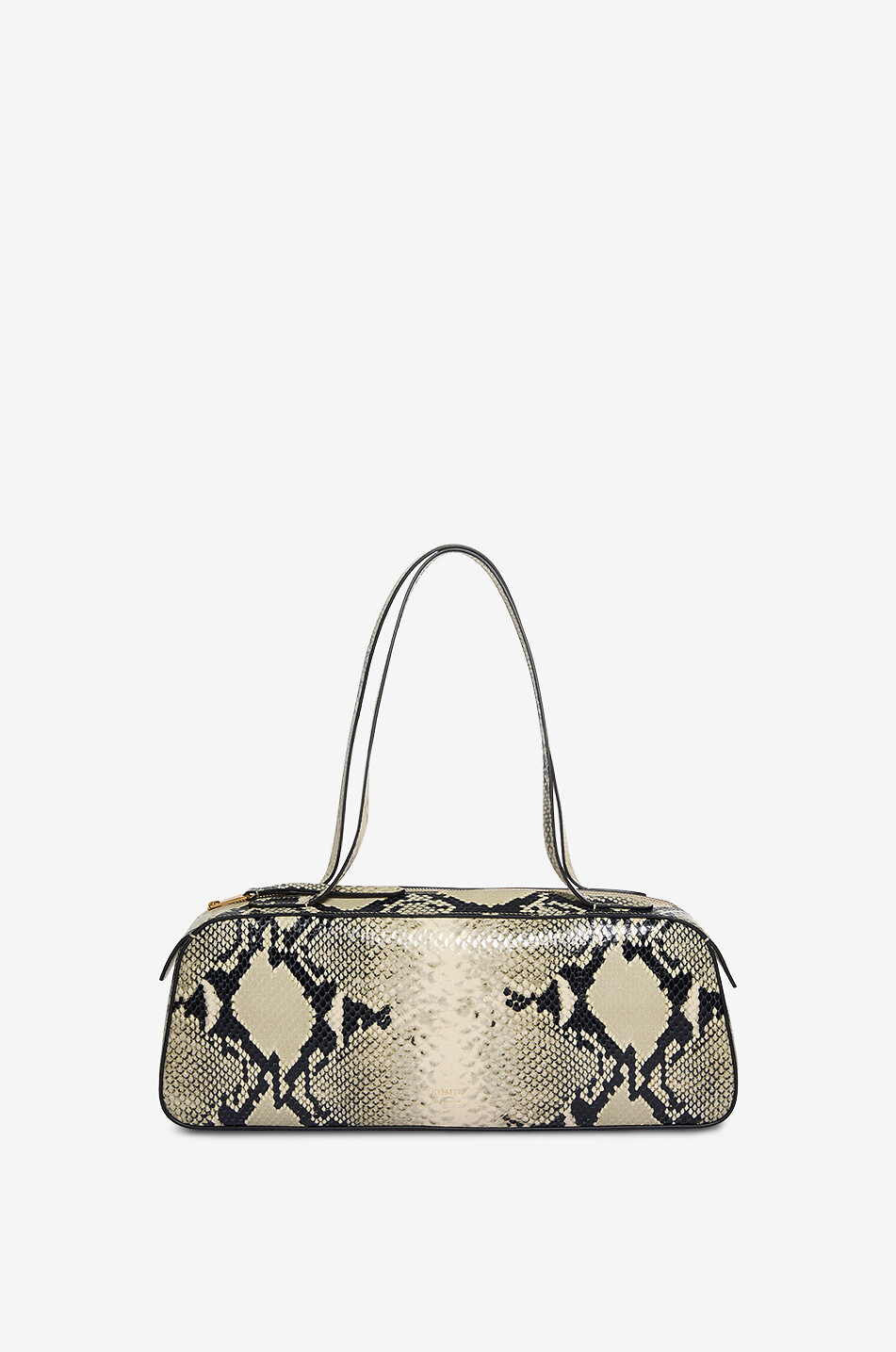 KHAITE Simona python-embossed leather shoulder bag Women EGGSHELL 1