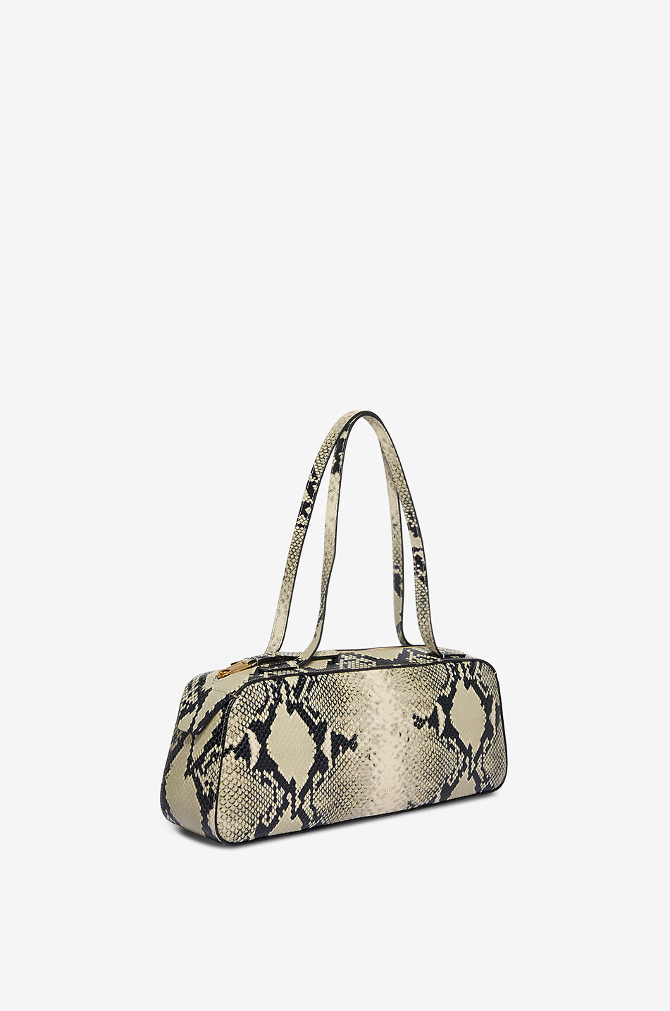 KHAITE Simona python-embossed leather shoulder bag Women EGGSHELL 2
