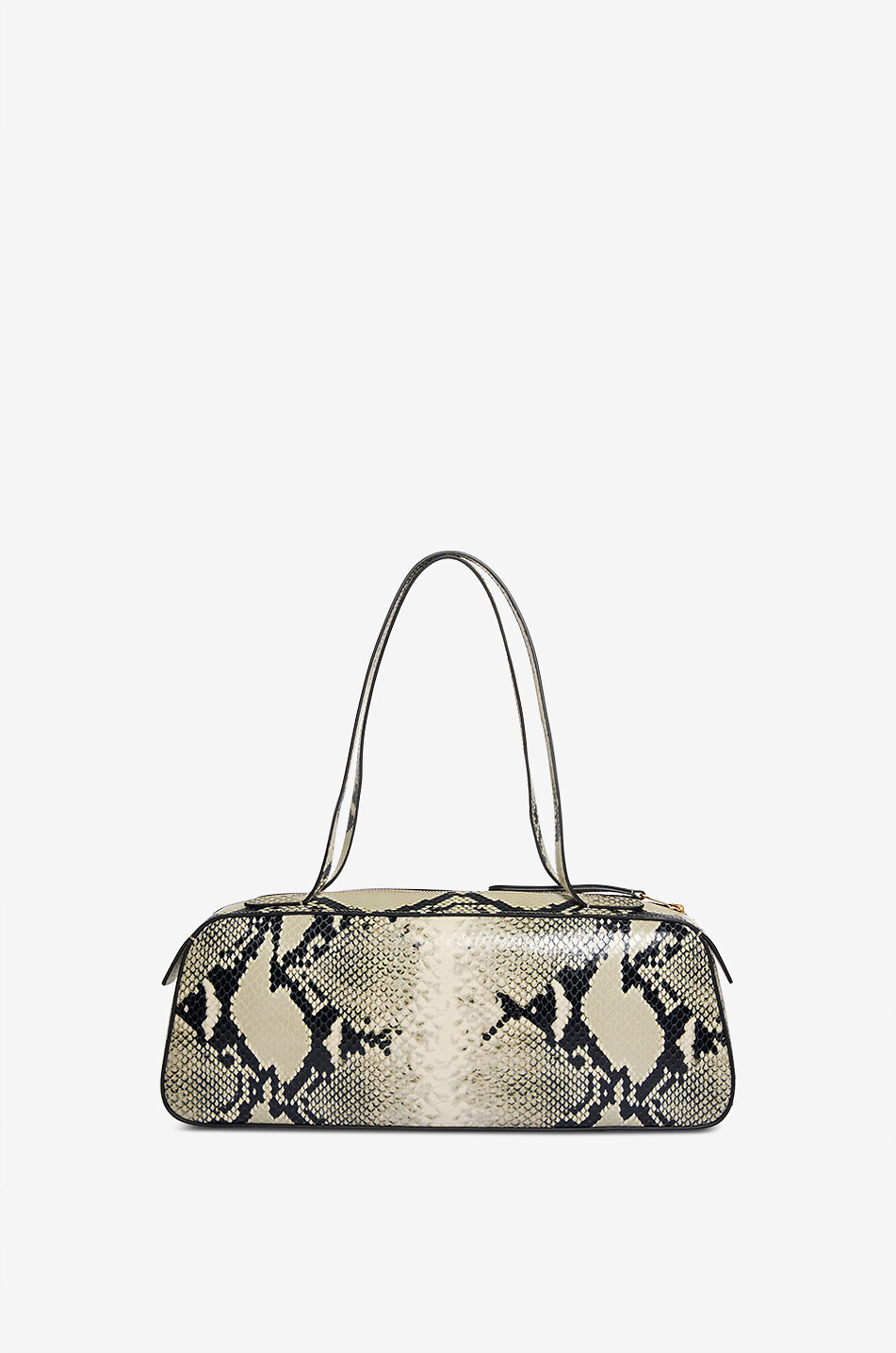 KHAITE Simona python-embossed leather shoulder bag Women EGGSHELL 3