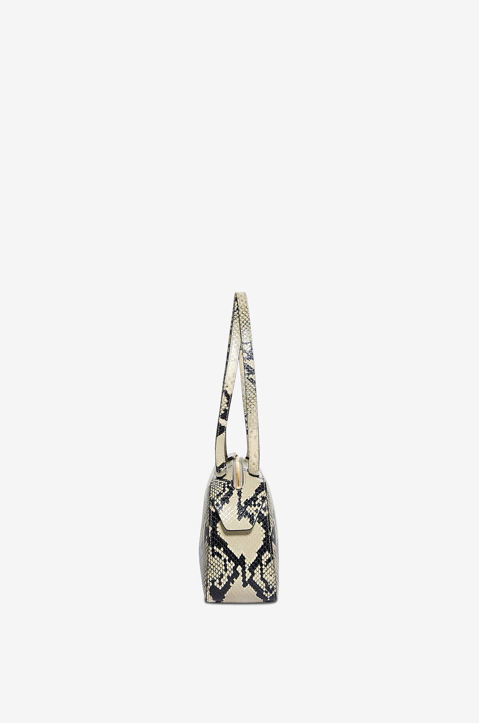 KHAITE Simona python-embossed leather shoulder bag Women EGGSHELL 4