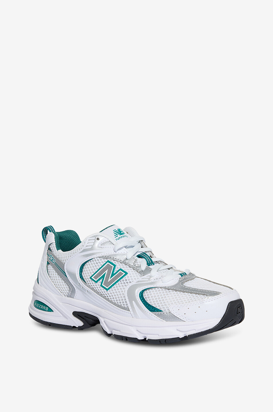 NEW BALANCE 530 metallic detail mesh low-top sneakers Women WHITE 1