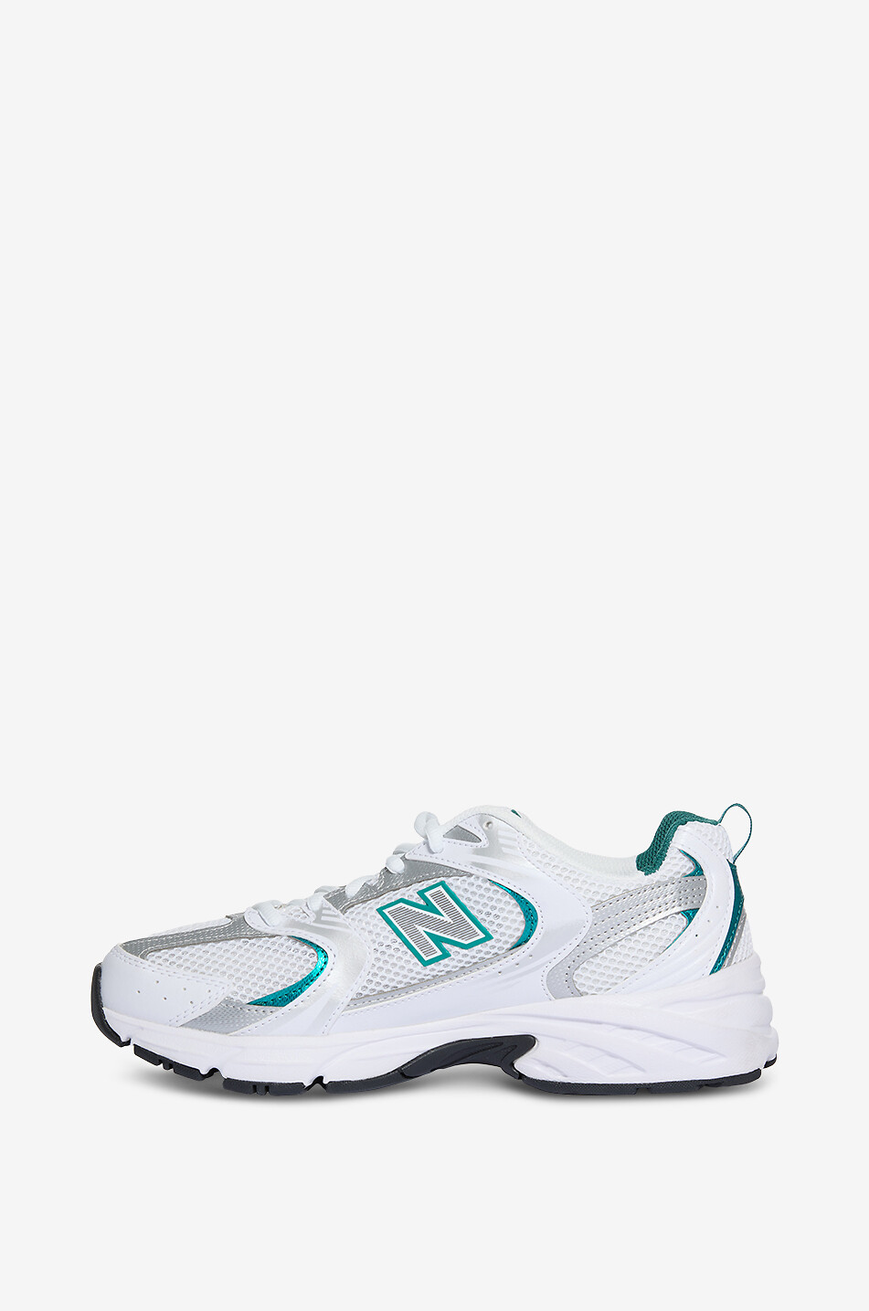 NEW BALANCE 530 metallic detail mesh low-top sneakers Women WHITE 3
